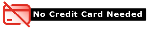 No Credit Card Needed (black label)